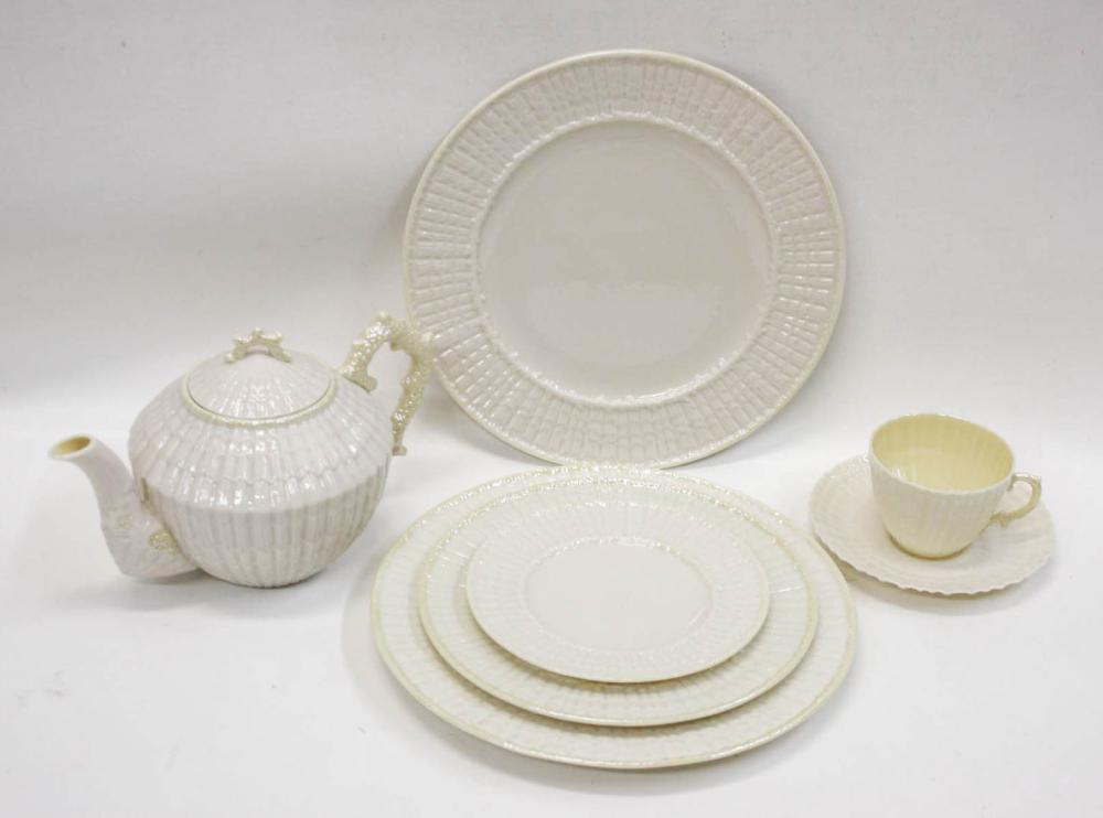 BELLEEK BLACK MARK PARIAN PORCELAIN