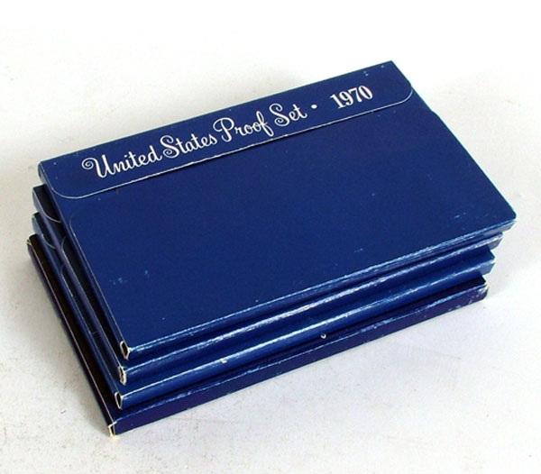 Four Proof Sets 1968 1969 1970 1972