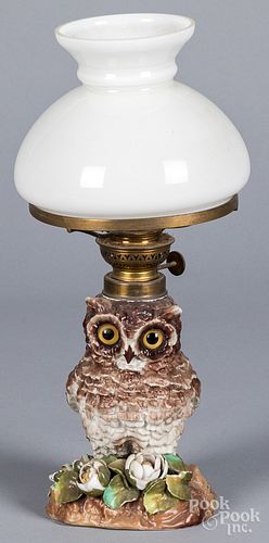 MINIATURE PORCELAIN FIGURAL OWL