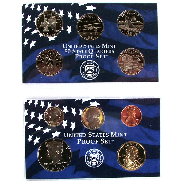 2001 Proof Set 10 Piece