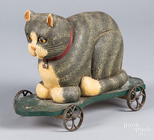 CARVED AND PAINTED FOLK ART CAT 31528d