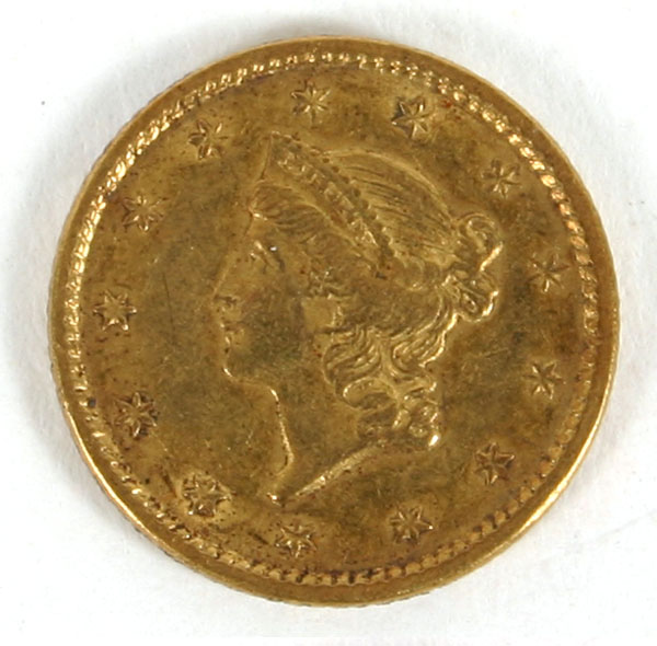1851 One Dollar Liberty Type I
