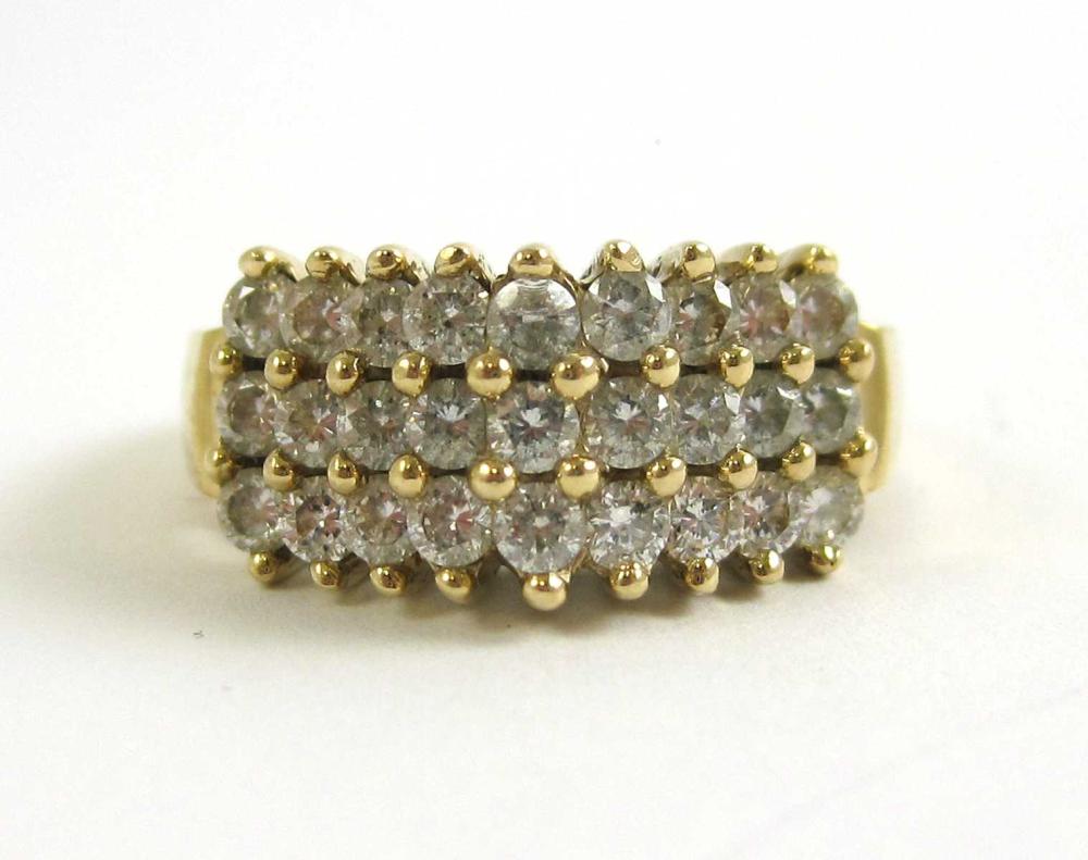 FAUX DIAMOND AND TEN KARAT GOLD 315403