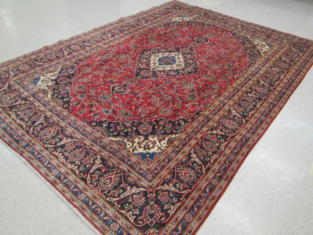 HAND KNOTTED PERSIAN CARPET, FLORAL