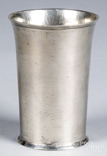 HARTFORD CONNECTICUT PEWTER BEAKER  31546b