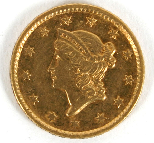 1853 One Dollar Liberty Type I