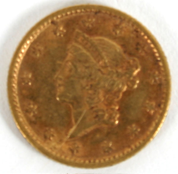 1854 One Dollar Liberty Type I 4eee1