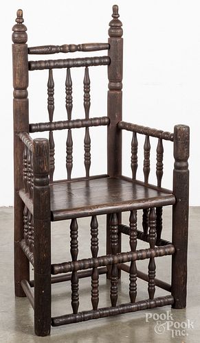 WILLIAM AND MARY TURNED GREAT CHAIRWilliam 3154d9
