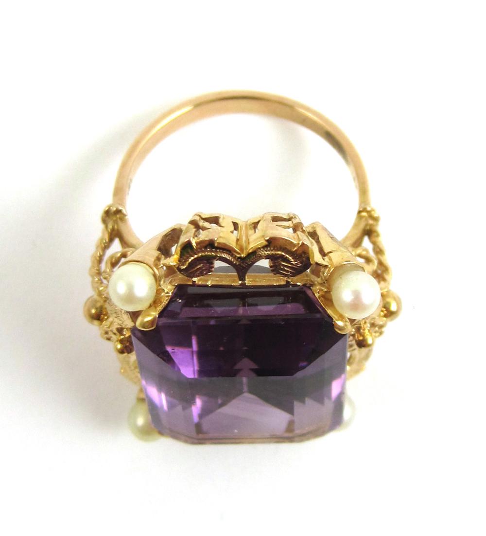 AMETHYST PEARL AND EIGHTEEN KARAT 3154f3