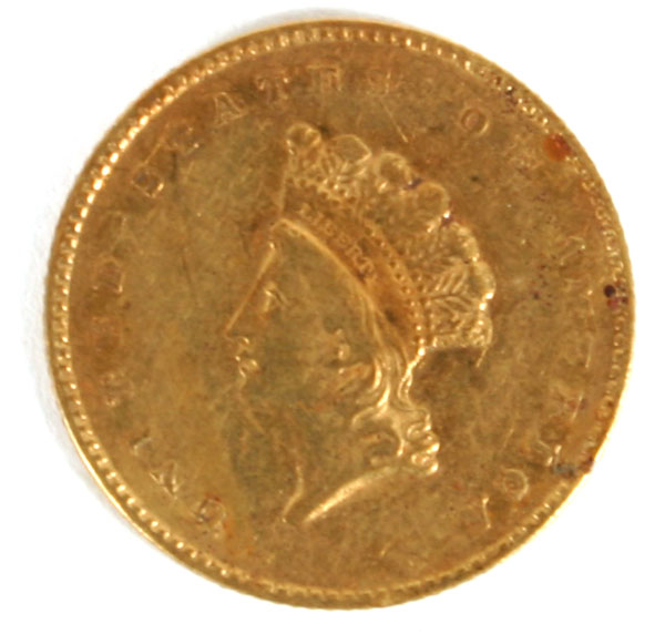 1855 One Dollar Princess Type II