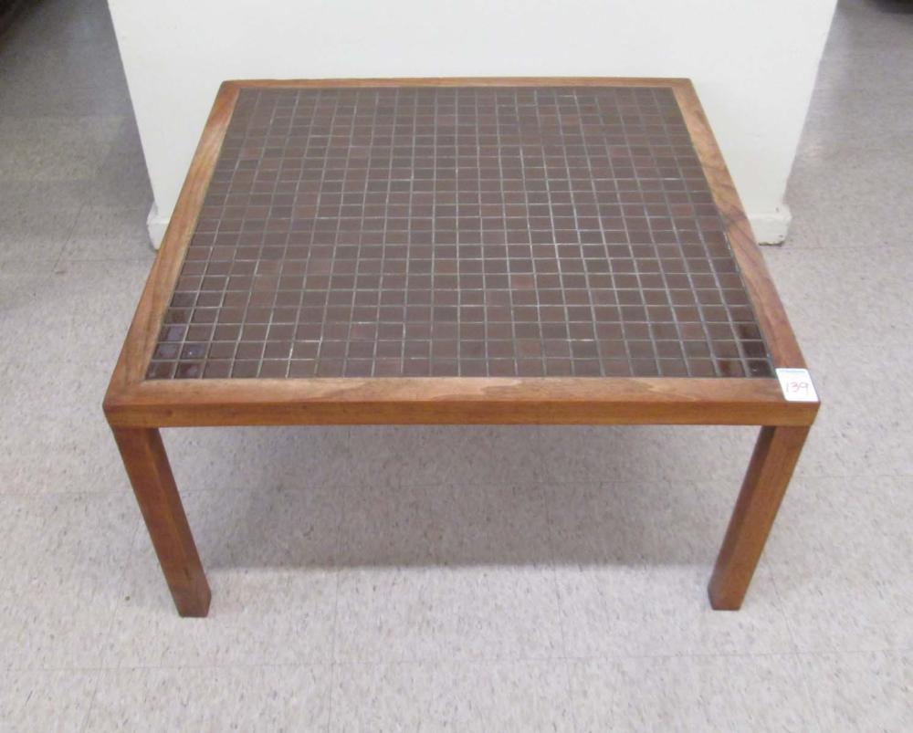 MID-CENTURY MODERN TILE-TOP COFFEE