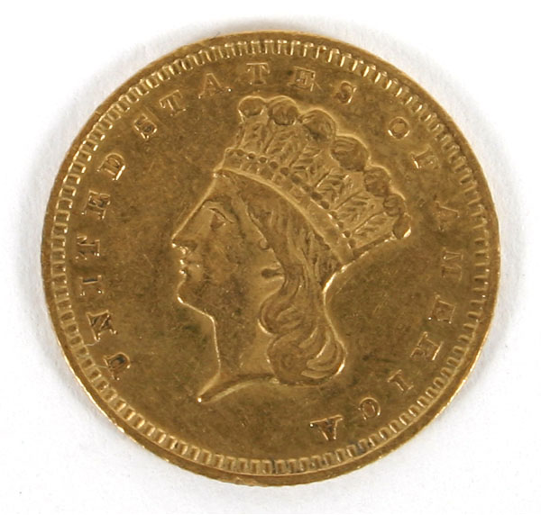 1859 S One Dollar Princess Type