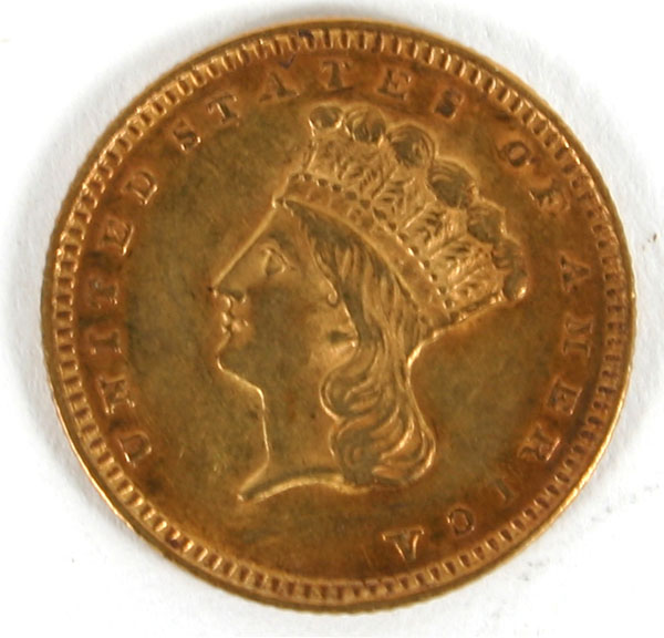 1861 One Dollar Princess Type III 4eefa