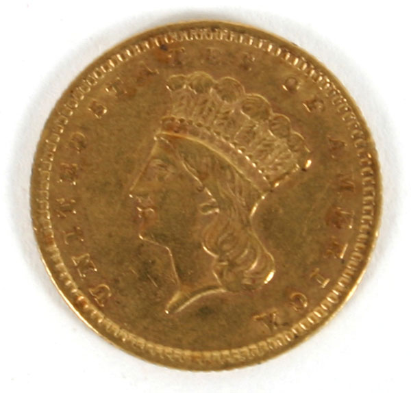 1861 One Dollar Princess Type III 4eefb
