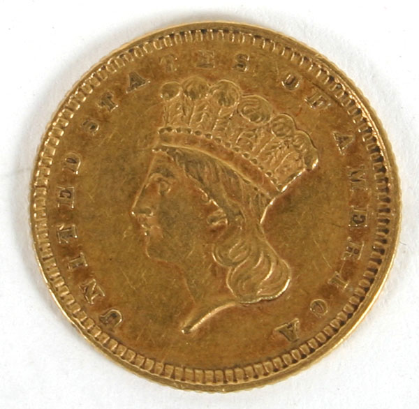 1861 One Dollar Princess Type III 4eefc