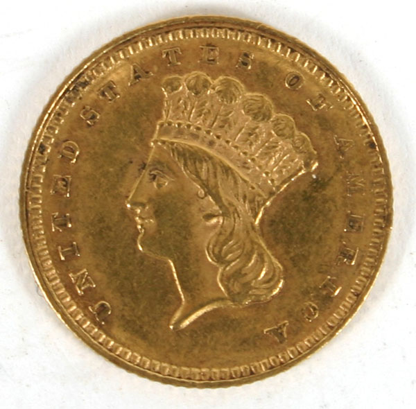 1862 One Dollar Princess Type III 4eefd
