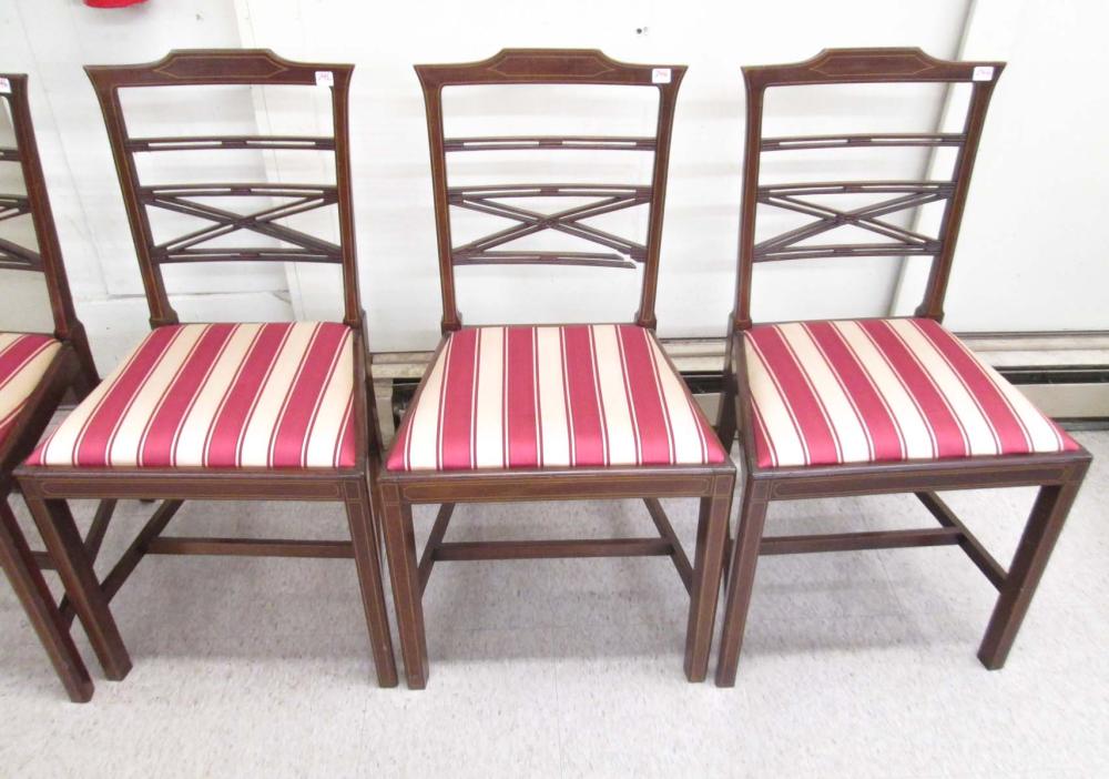 A SET OF SIX FEDERAL STYLE MAHOGANY 315600