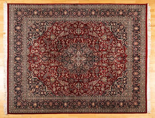 KASHAN CARPET, 10'4" X 8'3".Kashan