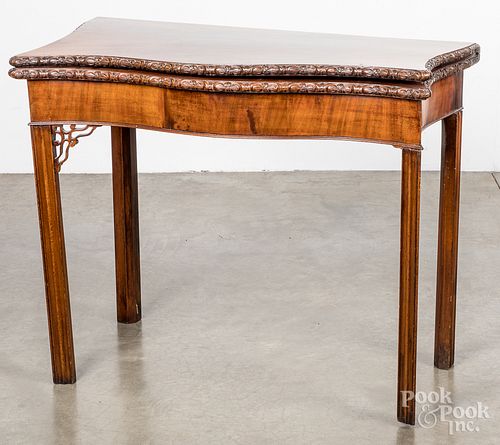 GEORGE III MAHOGANY CARD TABLE  315702