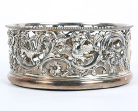 Edwardian silver on copper wine 4ef1a