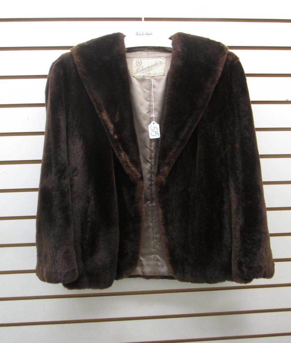 LADY S SHEARED MINK FUR COAT WITH 31575d