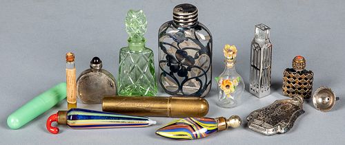 COLLECTION OF SMALL PERFUME BOTTLES,