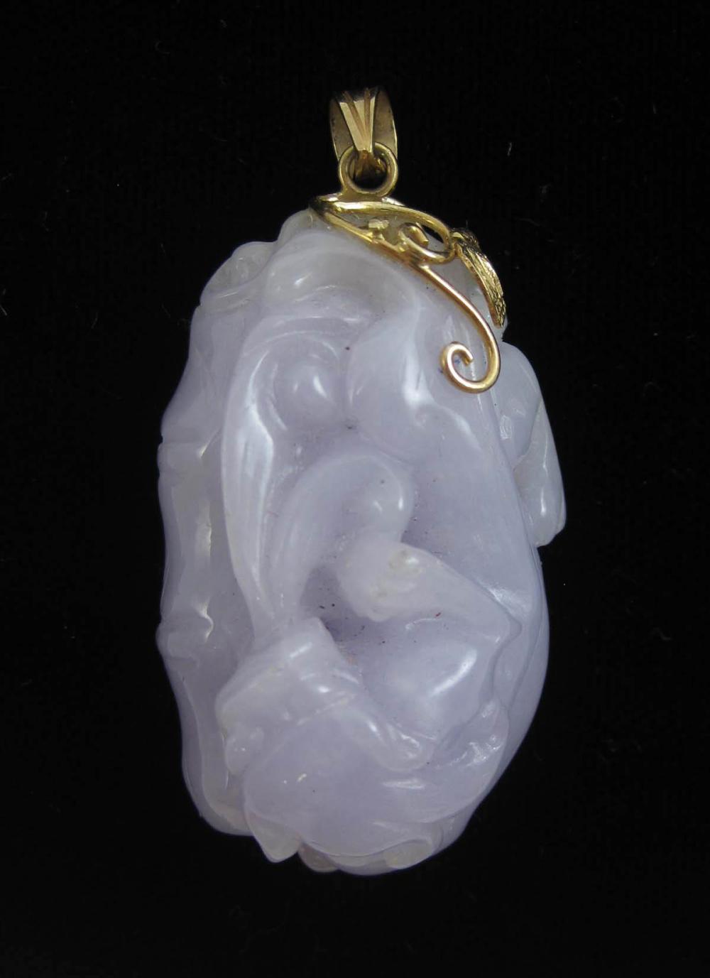 LAVENDER JADE AND FOURTEEN KARAT 315820