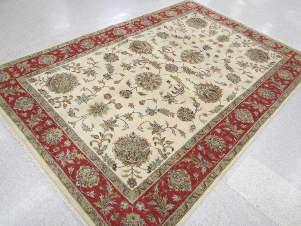 HAND KNOTTED ORIENTAL RUG INDO PERSIAN  315838