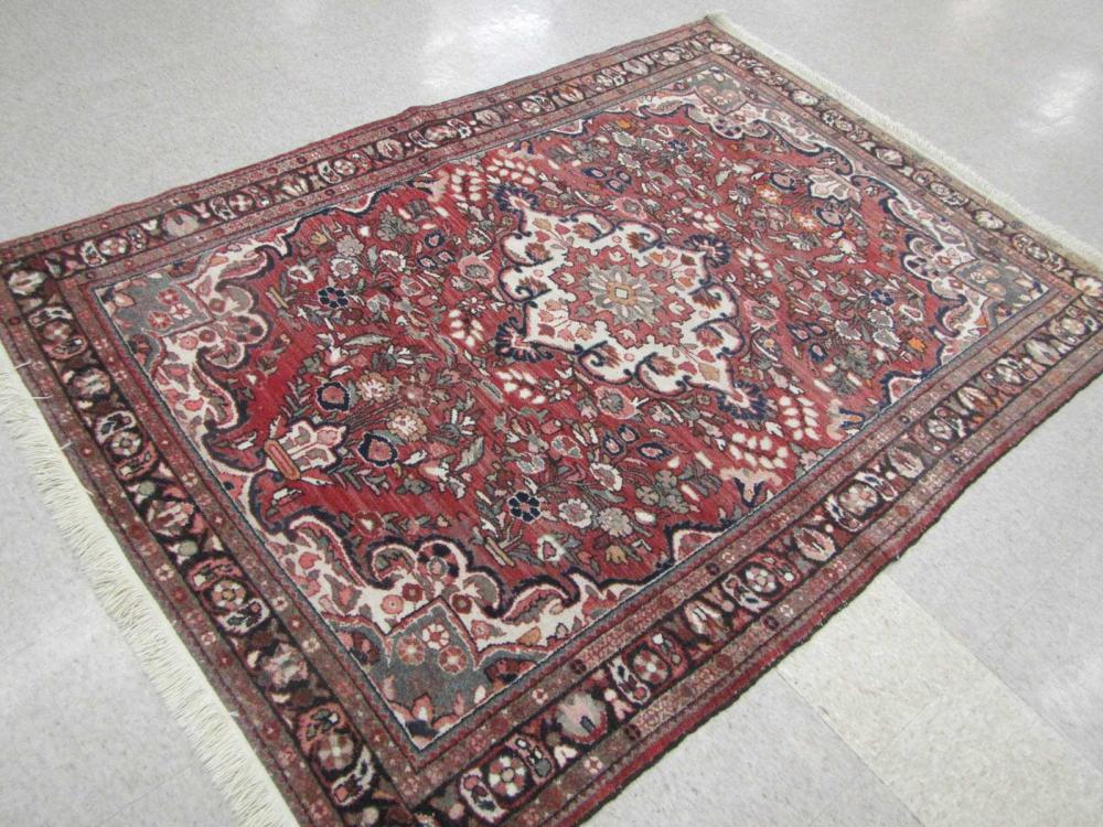 PERSIAN AREA RUG HAND KNOTTED 3158bb