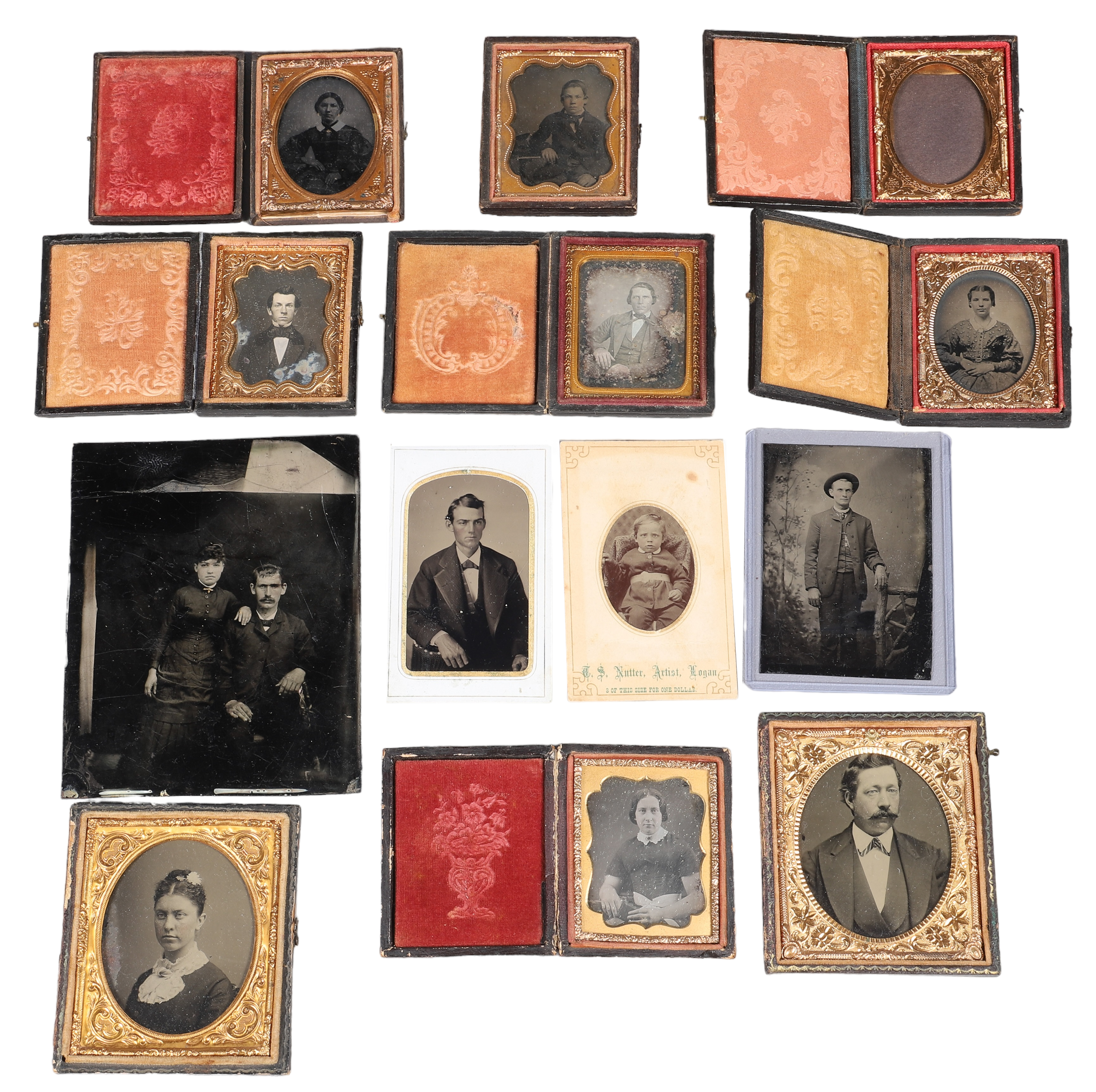 (12) Daguerreotypes, ambrotypes & tintypes,