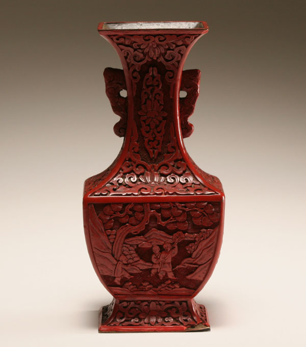 Chinese cinnabar carved lacquer 4f335