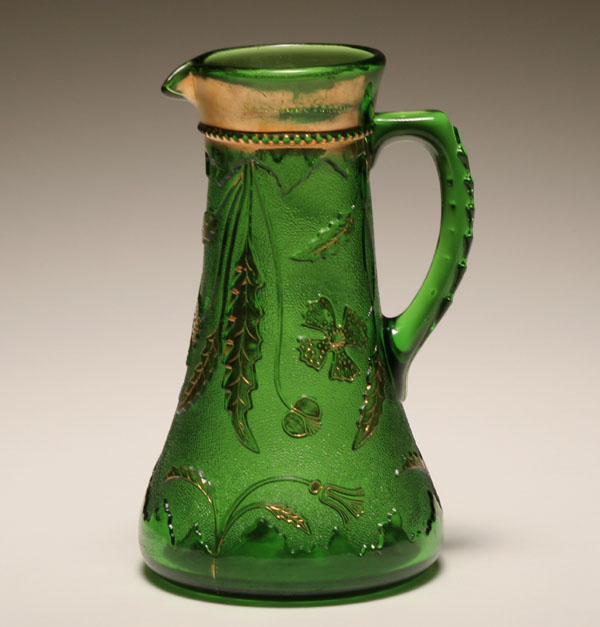 Northwood Verre d'Or green glass