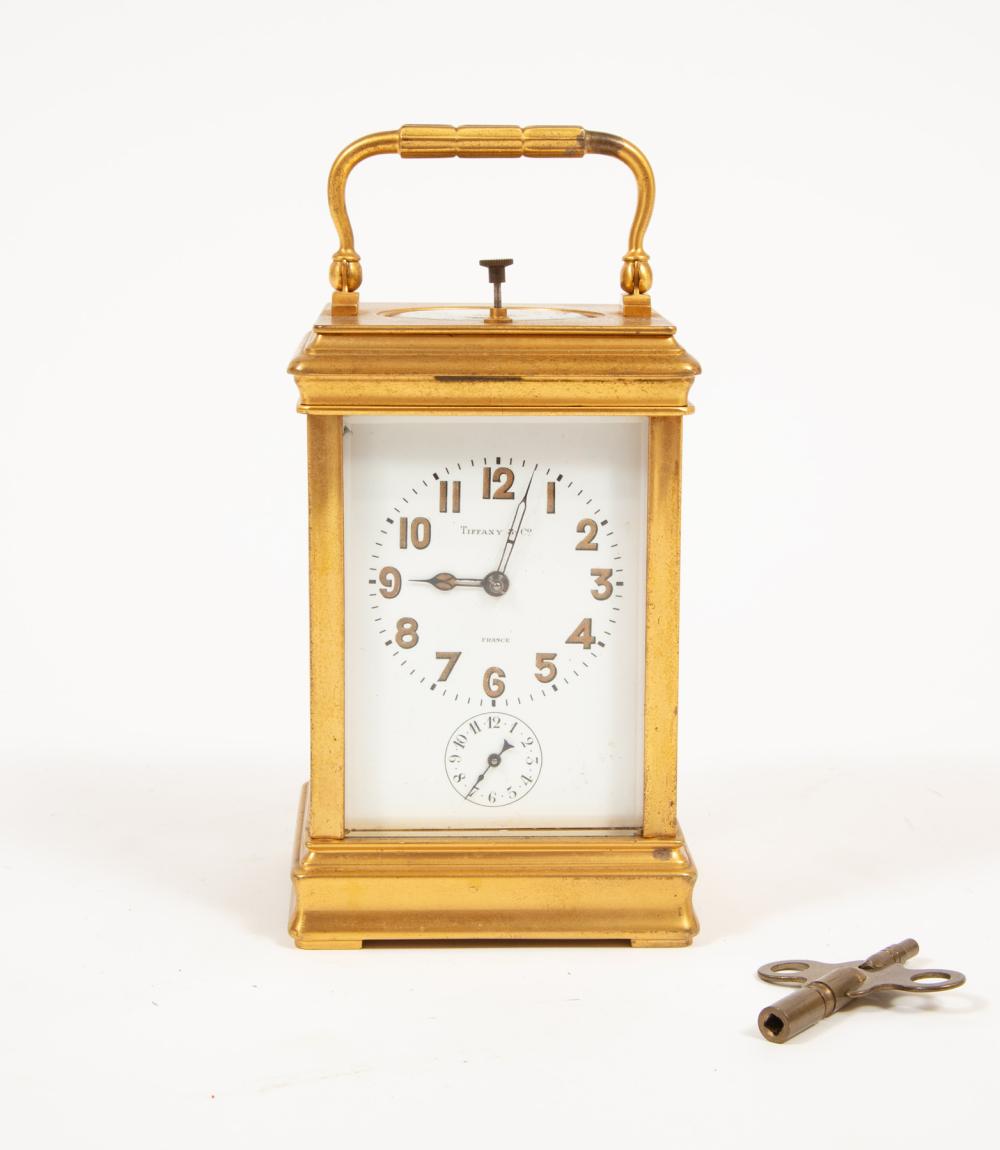 FRENCH CARRIAGE CLOCK FOR TIFFANYAntique