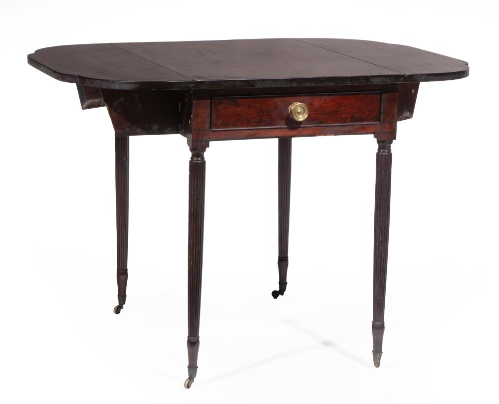 AMERICAN SHERATON CARVED MAHOGANY 31813a