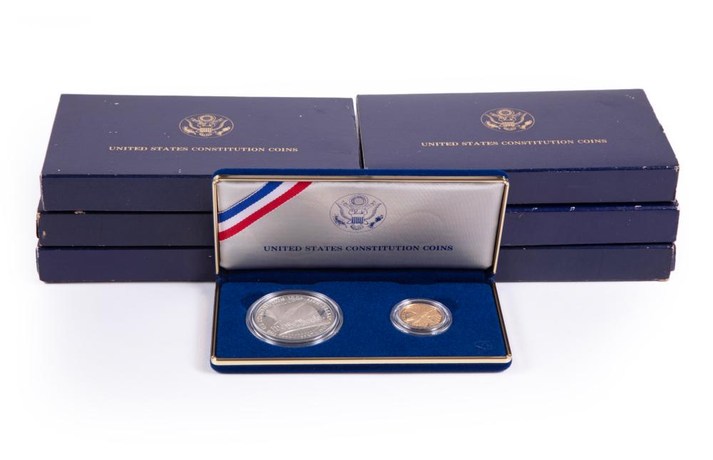 US GOLD & SILVER CONSTITUTION COMMEMORATIVE