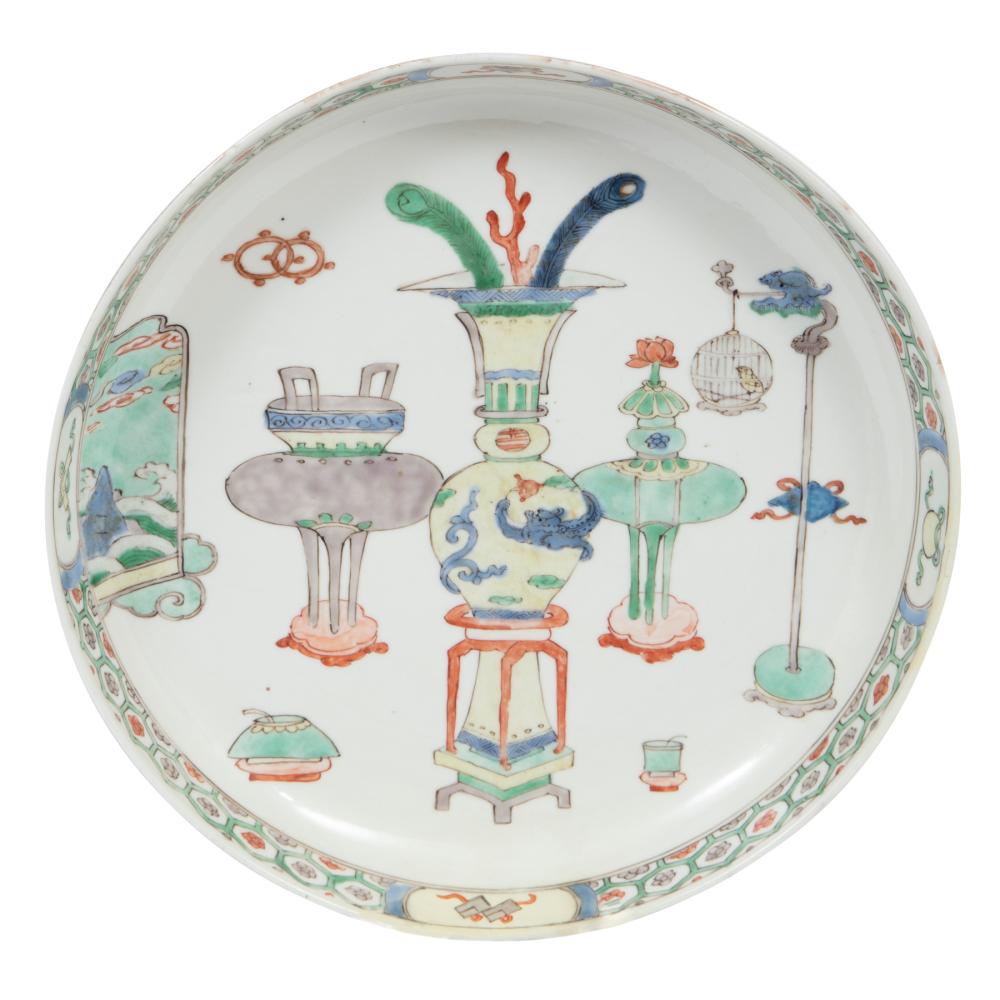 CHINESE FAMILLE VERTE PORCELAIN 31825a