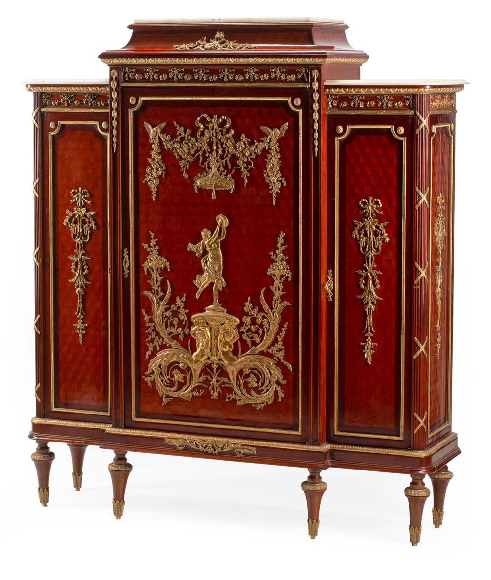 LOUIS XVI STYLE MAHOGANY AND PARQUETRY 318362