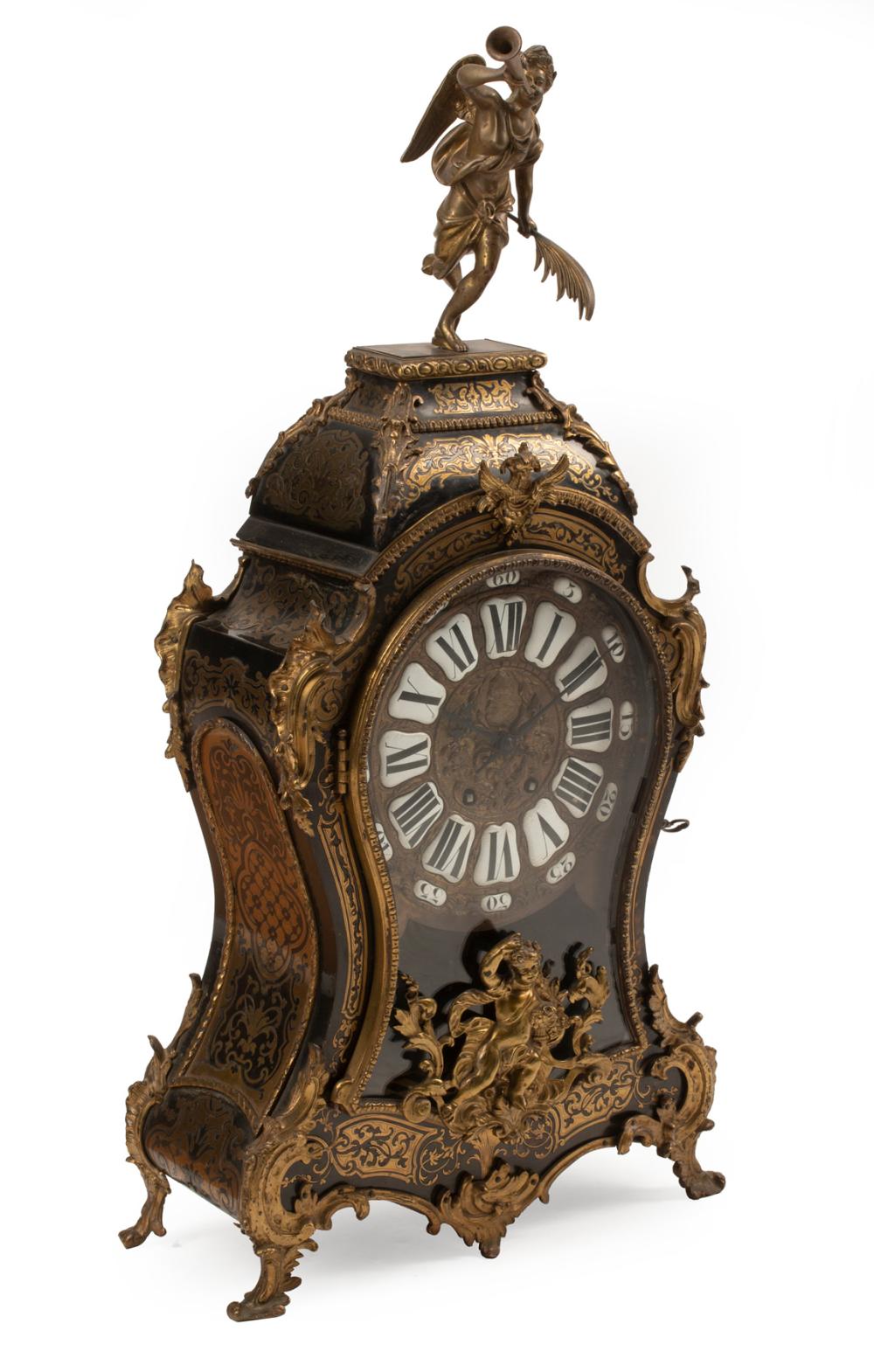 LOUIS XV-STYLE BOULLEWORK BRACKET CLOCKLouis