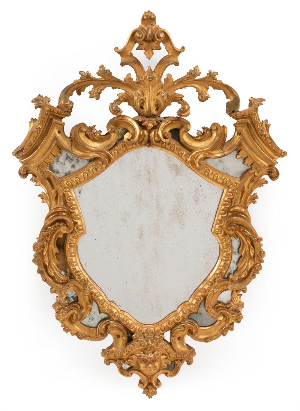 CHIPPENDALE-STYLE CARVED GILTWOOD
