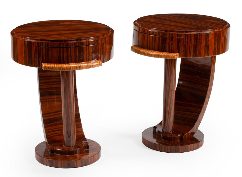 PAIR OF ART DECO-STYLE TABLESPair