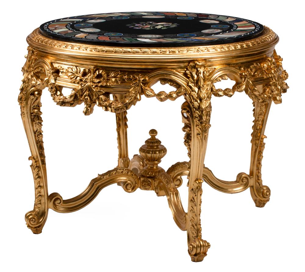 LOUIS XV-STYLE CARVED GILTWOOD
