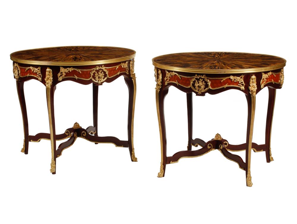 LOUIS XV STYLE KINGWOOD PARQUETRY 31842a