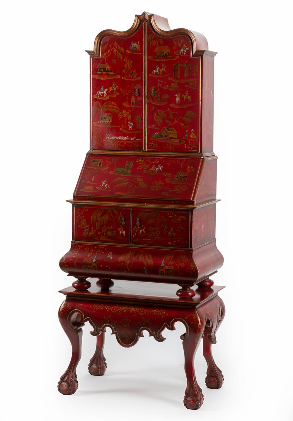 GEORGIAN STYLE SECRETARY CABINET 31844e