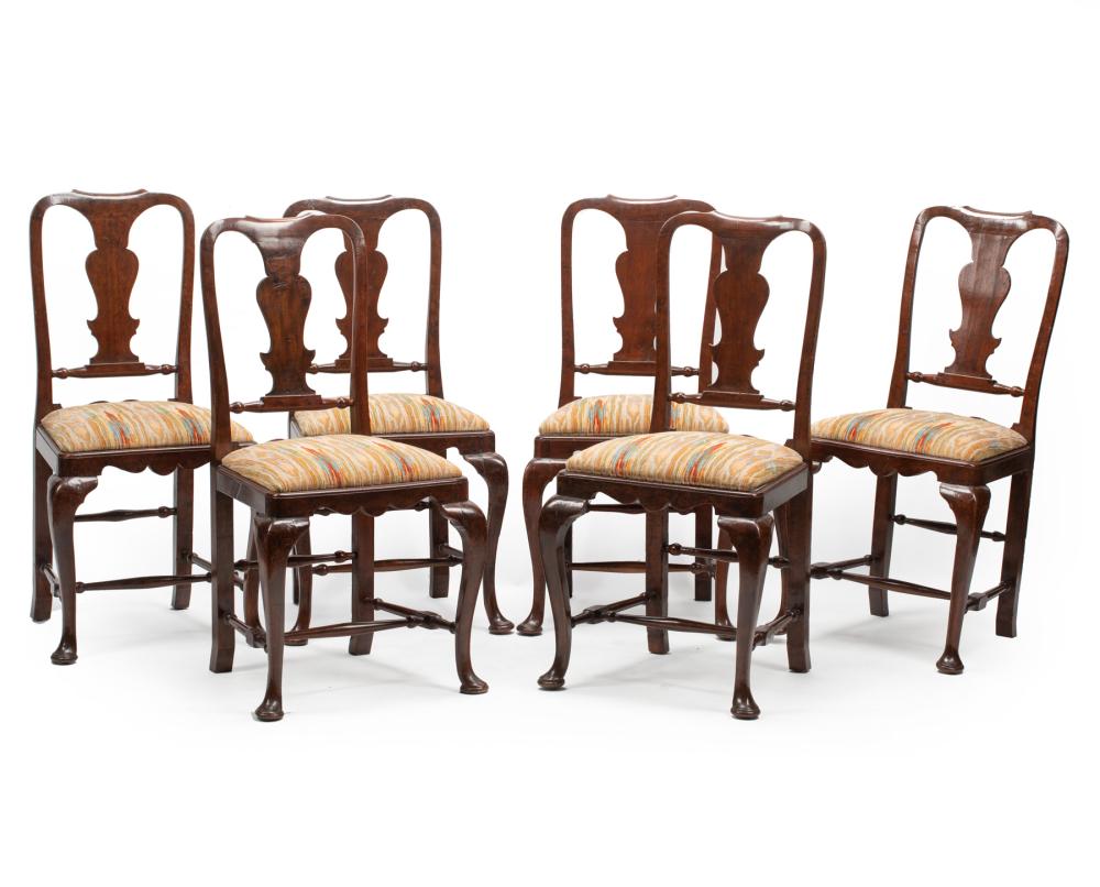 SIX GEORGE I STYLE MAHOGANY SIDE 318454