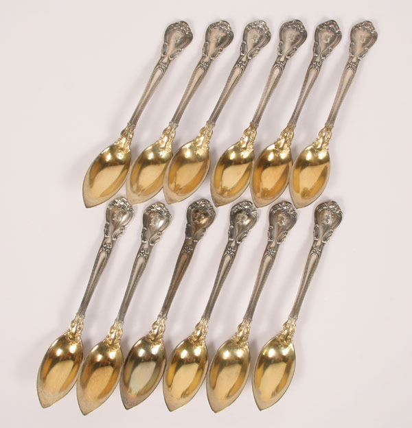 Gorham sterling citrus spoons;