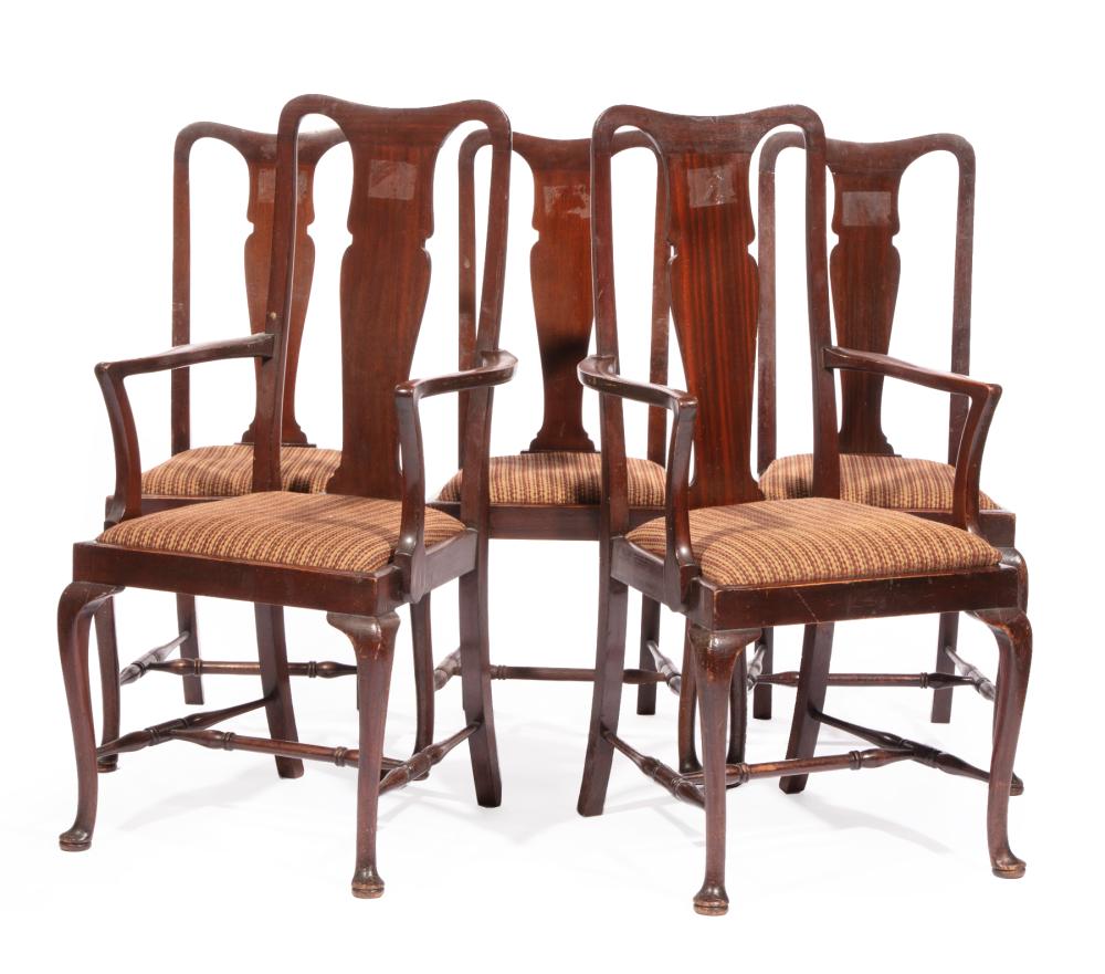 THIRTEEN QUEEN ANNE STYLE MAHOGANY 318518