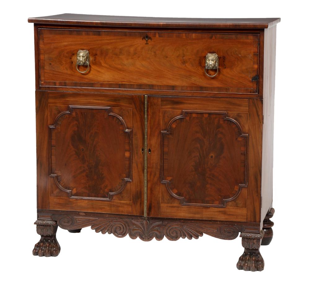 REGENCY CARVED AND BANDED MAHOGANY 318552