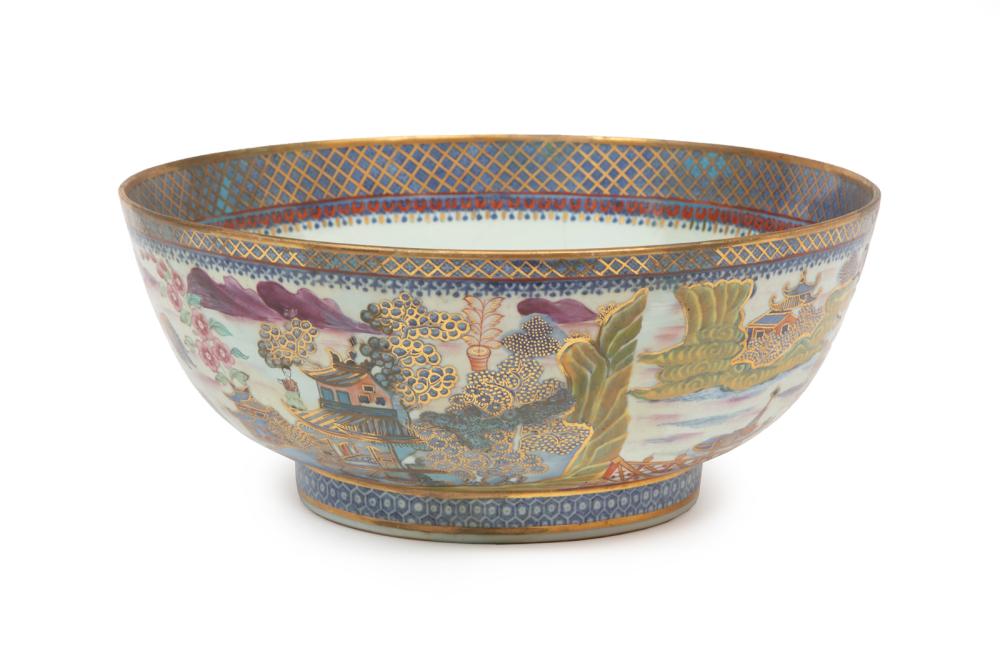 CLOBBERED CHINESE EXPORT PORCELAIN