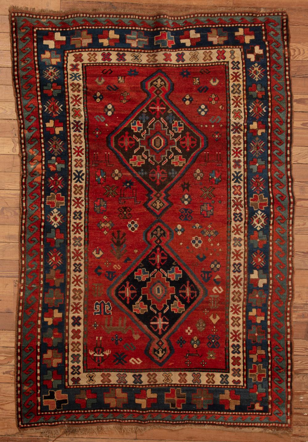 KAZAK RUGKazak Rug Southwest Caucasus  318626