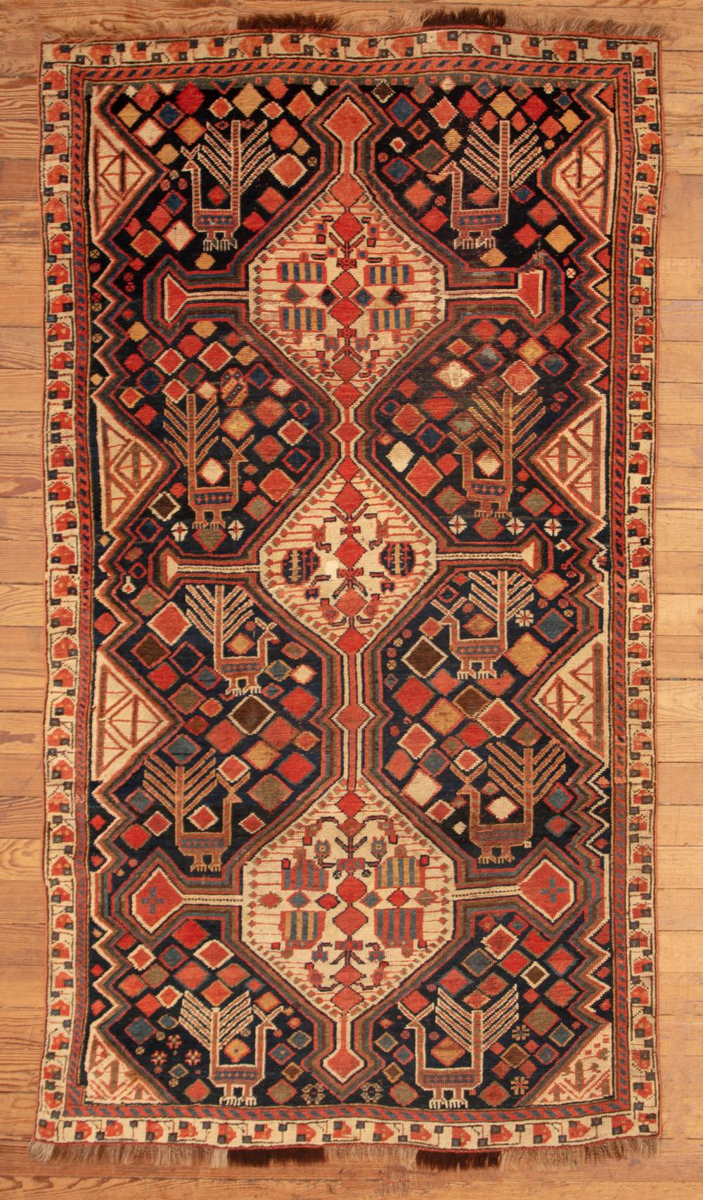 SHIRAZ RUGShiraz Rug, South Persia,